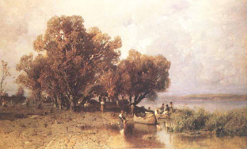 Meszoly, Geza Fishermens Hut at the Lake Balaton